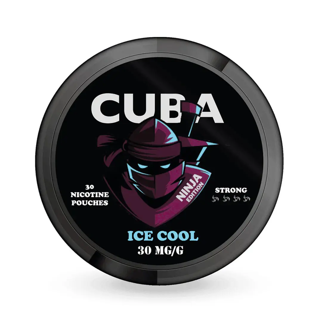 Ice Cool Nicotine Pouches by Cuba Ninja 30mg